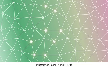 Background in triangles style. Decorative design For interior wallpaper, smart design, fashion print. Vector illustration. Creative gradient color
