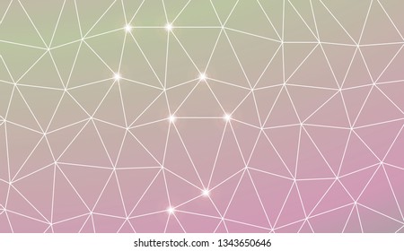 Background in triangles style. Decorative design For interior wallpaper, smart design, fashion print. Vector illustration. Creative gradient color