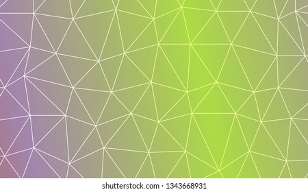 Background in triangles style. Decorative design For interior wallpaper, smart design, fashion print. Vector illustration. Creative gradient color