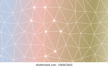 Background in triangles style. Decorative design For interior wallpaper, smart design, fashion print. Vector illustration. Creative gradient color