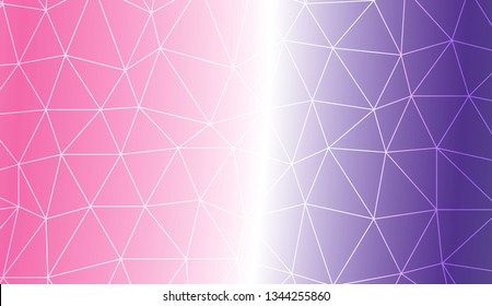 Background in triangles style. Decorative design For interior wallpaper, smart design, fashion print. Vector illustration. Creative gradient color