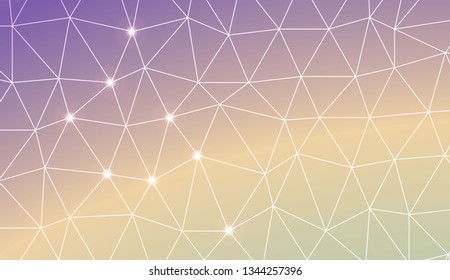 Background in triangles style. Decorative design For interior wallpaper, smart design, fashion print. Vector illustration. Creative gradient color