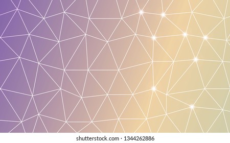 Background in triangles style. Decorative design For interior wallpaper, smart design, fashion print. Vector illustration. Creative gradient color