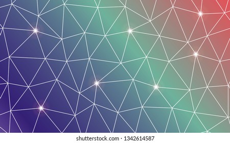 Background in triangles style. For your business, advert, wallpaper. Vector illustration. Creative gradient color