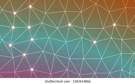 Background in triangles style. For your business, advert, wallpaper. Vector illustration. Creative gradient color