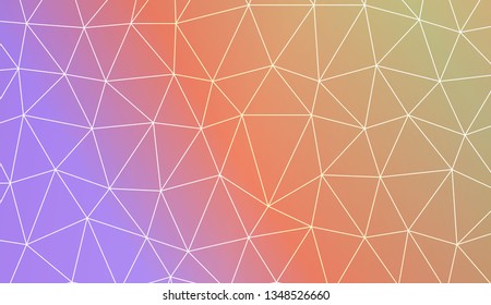 Background in triangles style. For your business, presentation, fashion print. Vector illustration. Light Gradient Abstract Background