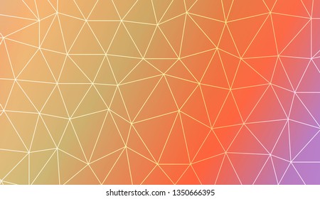 Background in triangles style. For your business, presentation, fashion print. Vector illustration. Light Gradient Abstract Background