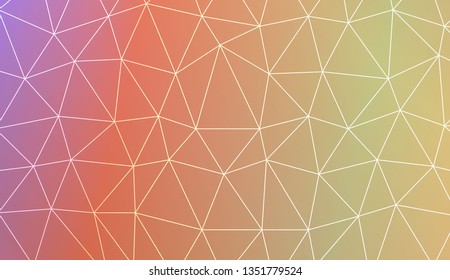 Background in triangles style. For your business, presentation, fashion print. Vector illustration. Light Gradient Abstract Background