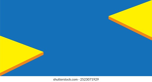 background with triangular table ornaments on the edges