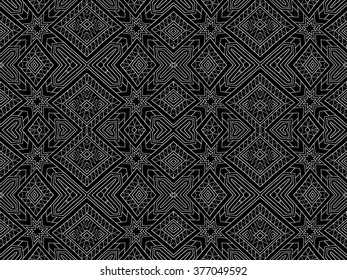 Background tribal abstract. Simple ornament. Monogram ethnic style. Vector texture can be used for web design, wallpapers, textile, printed products and other.