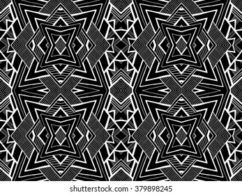 Background tribal ornament. Simple ethnic aztec style. Vector abstract texture can be used for web design, wallpapers, textile, printed products and other.