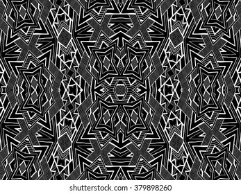 Background tribal ornament. Simple ethnic aztec style. Vector abstract texture can be used for web design, wallpapers, textile, printed products and other.