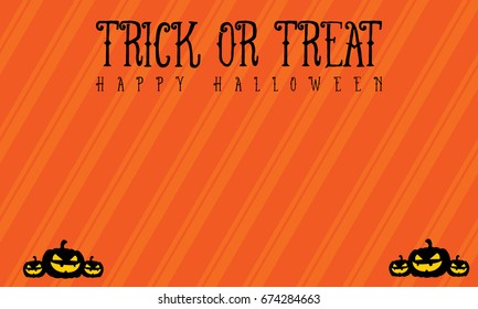 Background trick or treat Halloween