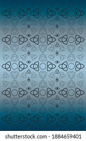 Background Triquetra reflection background blue