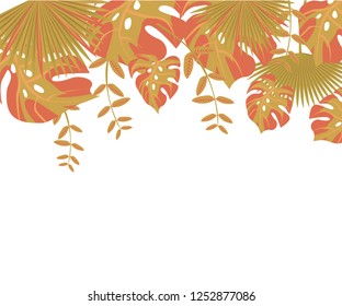 
background tropical leaves plastic pink, flower frame monstera ufo green, invitation card monstera proton purple 