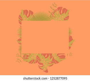 
background tropical leaves plastic pink, flower frame monstera ufo green, invitation card monstera proton purple 