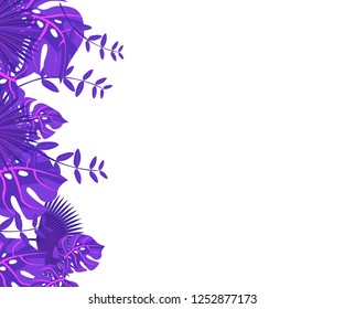 
background tropical leaves plastic pink, flower frame monstera ufo green, invitation card monstera proton purple 