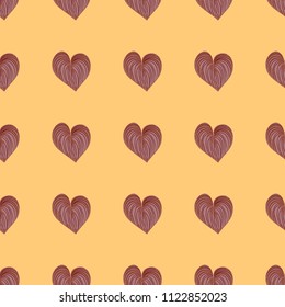 Background of tropical leaves. Tropical seamless pattern with leaves.