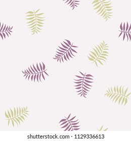 Background of tropical leaves. Tropical seamless pattern with leaves.