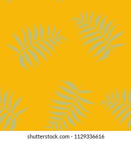 Background of tropical leaves. Tropical seamless pattern with leaves.