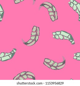 Background of tropical leaves. Tropical seamless pattern with leaves.