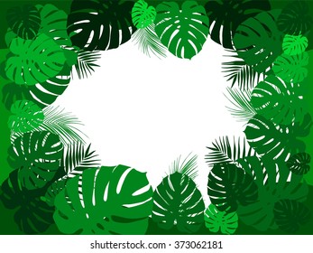 Background tropical plants