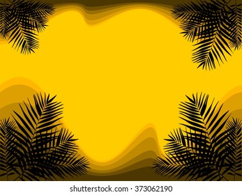 Background tropical plants