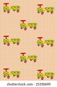 Background truck toy