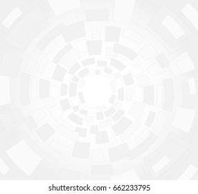 Background tunnel.Vector illustration.Gray on  white.Space for text.