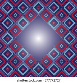 Background with Turkish pattern. Background for greeting card, presentation, card, flyer and brochure. Blue Light Background geometric line pattern. Vector illustration