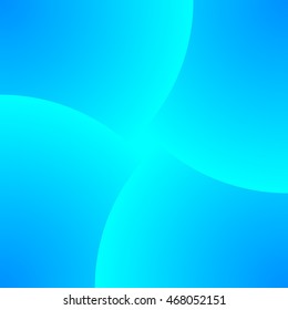 background of the twisted clockwise waves azure color