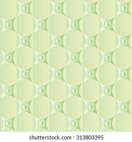 Background in two shades of green with a network of bright green decorations