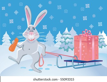 Background under christmas or new-year congratulation
