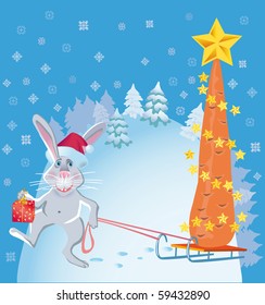Background under christmas or new-year congratulation