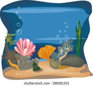 background underwater landscape