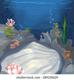 background underwater landscape