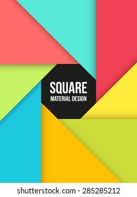 Background Unusual modern material design. Format 4:3. Vector Illustration. 