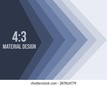 Background Unusual modern material design. 4:3 format. Vector Illustration. 
