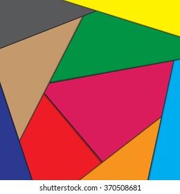 Background Unusual modern material design. Square form. Abstract Illustration.