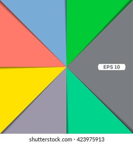 Background Unusual modern material design. Square format. Vector Illustration.