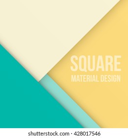 Background Unusual modern material design. Retro style. Square format. Abstract Vector Illustration. 