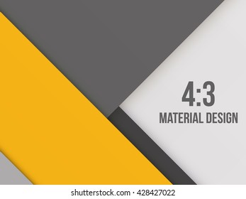 Background Unusual modern material design. Retro style. Format 4:3. Abstract Vector Illustration. 