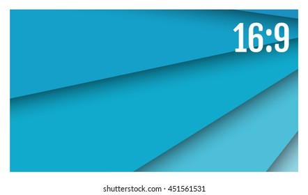 Background Unusual modern material design. Format 16:9 . Vector Illustration.