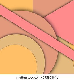 Background Unusual modern material design.Vector Illustration.