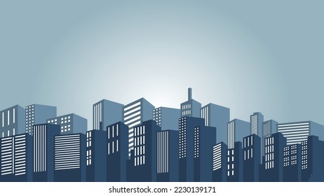 The background of the urban environment at night