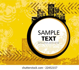 Background in urban style