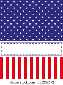 Background US Independence Day theme. Cards, invitations, advertising. Vector illustration