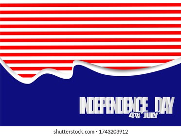 Background with USA flag elements .  Vector eps 10 illustration 