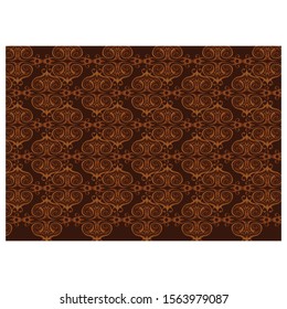 The Background uses Brown Ornament Patterns