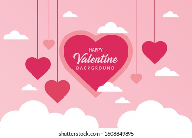 background valentine day card poster template